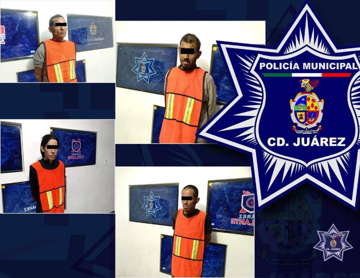 Agentes municipales detuvieron a cuatro personas con orden de  aprehensión