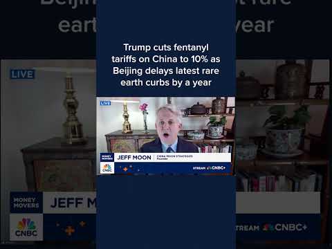 Trump cuts fentanyl tariffs on China to 10% as Beijing delays latest rare earth curbs by a year