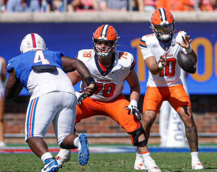 Collins’ growing pains hold back SU in loss at SMU (Axe’s quick takes)