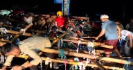Heavy Rain Dampens Navami Festivities, Gate Collapse in Teliamura, Sparks Panic Amid Power Outages