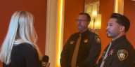 Officers who stopped LVAC shooter, rescued woman dangling over I