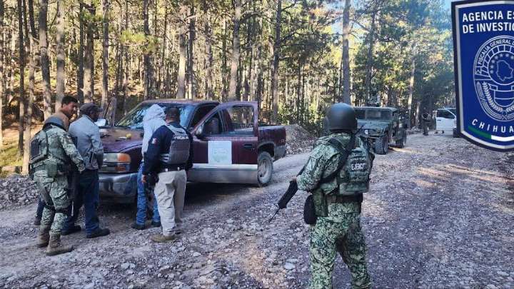 Localizan dos personas sin vida tras operativo en Guadalupe y Calvo
