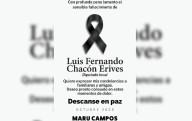 Brinda Maru condolencias por fallecimiento de Luis Fernando Chacón