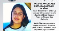 Se busca a Valerie Anguelique Estrada Castillo de 14 años