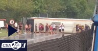 Conmoción en Brasil: volcó un micro con simpatizantes de Flamengo que viajaban a Argentina