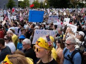 Montrealers joined protesters against Trump administration