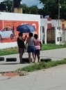 Vecinos de Kanasín protestan por un apagón de tres días