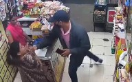 Caught On Camera: Thief Walks Into Grocery Shop In Pune's Warje, Snatches Woman's Gold Chain; NCP