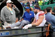 Cam Skattebo got hospital delivery from Eagles' Big Dom