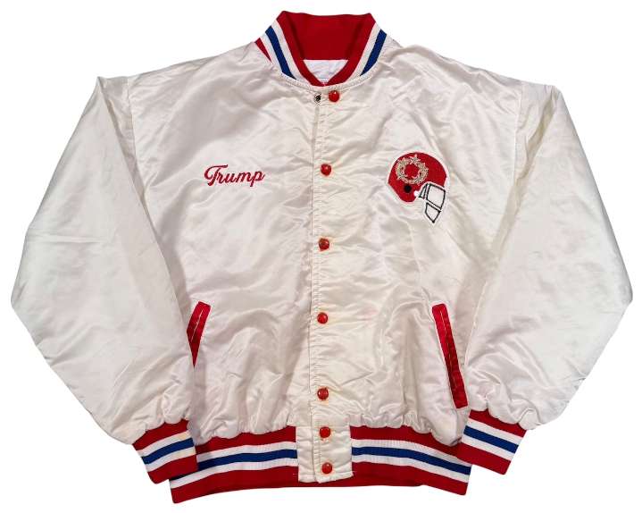 Trump’s New Jersey Generals jacket up for auction