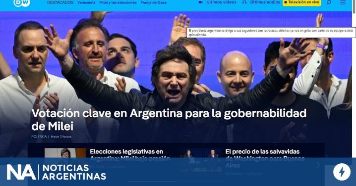 Las elecciones de la Argentina conquistan la primera plana de un medio europeo
