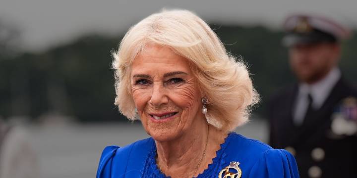 Queen Camilla Channels Queen Elizabeth in Elegant Look With Black Veil for Historic Vatican Visit