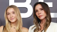 Harper Beckham could be mum Victoria's twin in ethereal floor