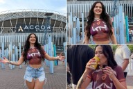 OnlyFans creator kicked out of rugby game after body paint stunt