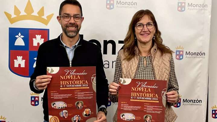 Monzón celebra las V Jornadas de Novela Histórica con autores aragoneses y propuestas para todas las edades