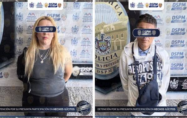 Presenta DSPM a dos detenidos por robo en BHermanos