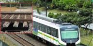 Metro de Medellín suspendió su operación entre cuatro estaciones de la zona sur por socavación bajo la vía férrea