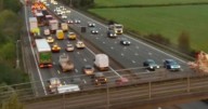 M25 closure LIVE: Motorway near Heathrow Airport hit by 9 miles of traffic after crash