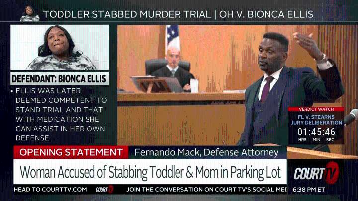 Toddler Stabbed Murder Trial: Defense Opening Statement