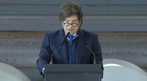 Milei celebró el “apoyo histórico de Estados Unidos” y anunció una reforma laboral y tributaria