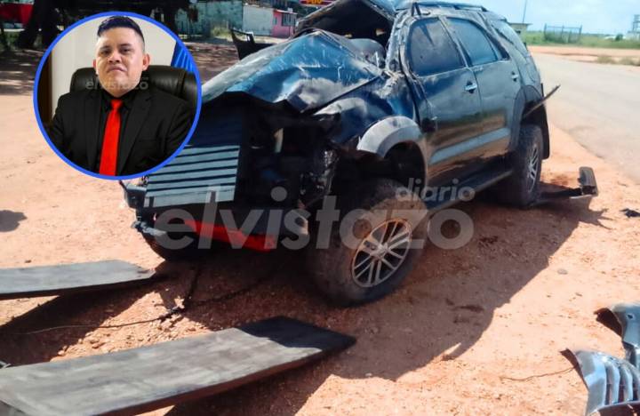 Accidente de tránsito en Anzoátegui cobra la vida del presidente de la Corporación Indígena Minera Makunaima