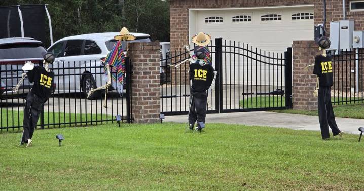 'My husband had nothing to do with this': Mobile County sheriff's wife says ICE Halloween decorations meant to raise awareness