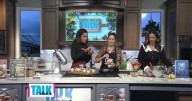 Making no-bake fall cheesecakes