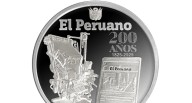 BCRP emite moneda alusiva al bicentenario del diario oficial El Peruano
