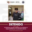 Detuvo la municipal a presunto homicida en Zona Centro