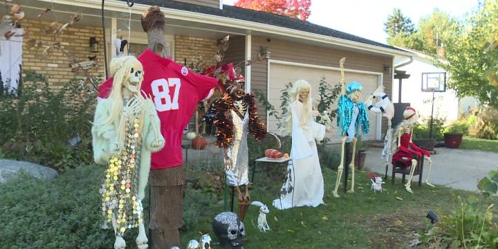 Sun Prairie Swiftie creates elaborate ‘Life of a Skullgirl’ Halloween display