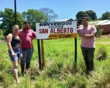 Vecino de Pozo Azul, contribuye al desarrollo del pueblo con varias obras