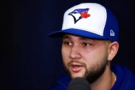 Blue Jays' Bo Bichette takes grounders at second base, could play position in World Series