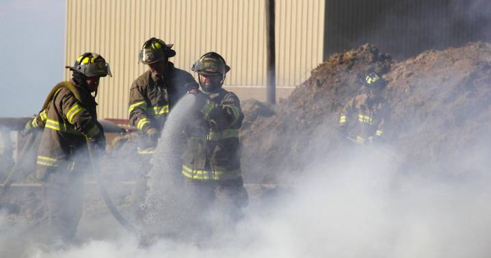 Fire damages Winfred building, but no one injured