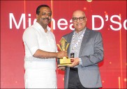 Mangaluru: Michael D’Souza honoured at ET Now Business Conclave & Awards 2025