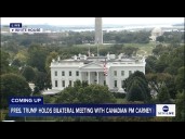 COMING UP: President Trump holds bilateral meeting with Canadian PM Carney