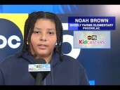 Kidcaster Noah gives your Friday morning forecast from Sheely Farms Elementary School