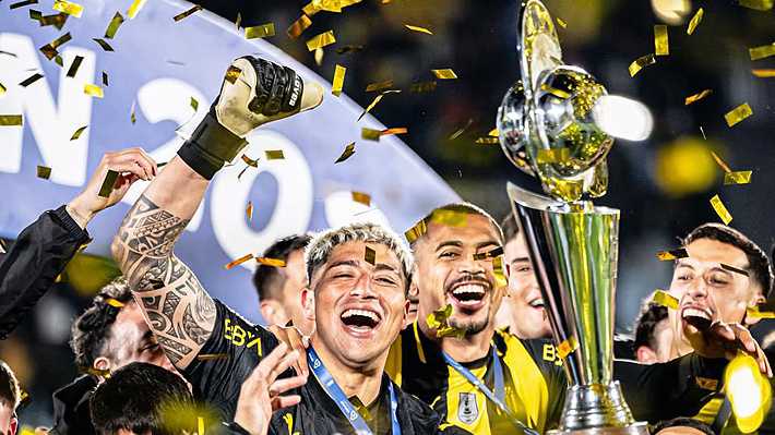 Brayan Cortés gana su primer título con Peñarol en Uruguay El arquero chileno fue titular ante Plaza Colonia.