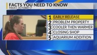 Michelle Martens released, Albuquerque problem properties, Cooler weather, Restaurant closes, Aquarium addition