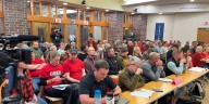 Packed Hermantown meeting draws hundreds ahead of data center re