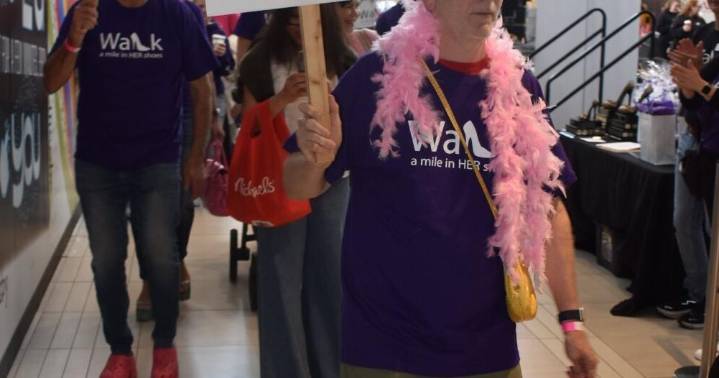 High-heeled support: Niagara’s men take to their feet to help end gender