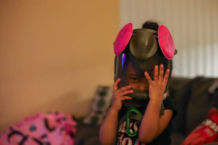 Portland’s ICE protests at their doorstep: Gas masks, 100