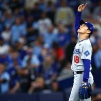 Yamamoto dazzles as Dodgers beat Blue Jays 5-1 to level World Series