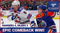 Rangers earn EPIC comeback win!! Captain Miller delivers! Issuing a challenge to Igor Shesterkin!