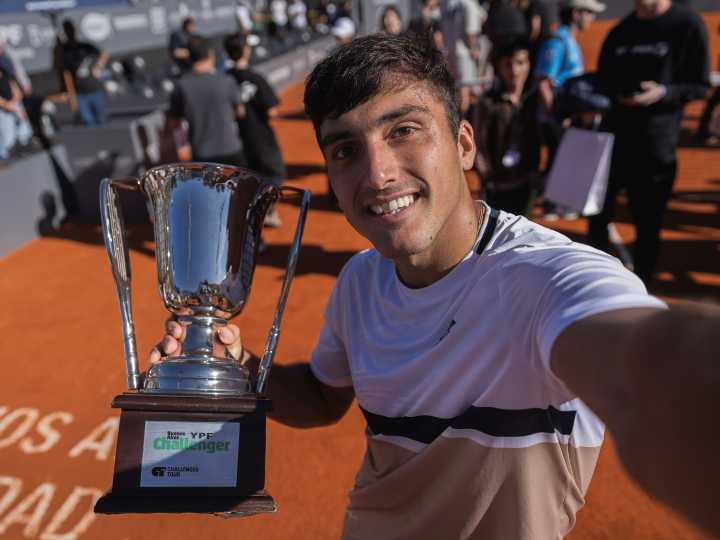 Román Burruchaga, hijo de campeón del mundo y promesa de top 100: "Si no sos fuerte mentalmente, no te puede ir bien en el tenis"