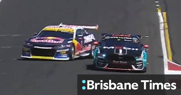 Supercars champ Will Brown narrowly avoids collision