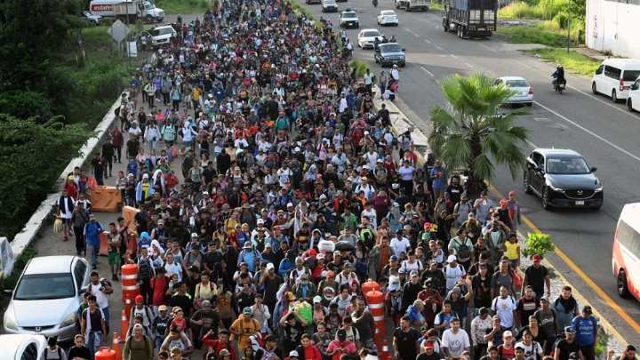 Nueva Caravana Migrante Parte Hacia Ciudad de México Sin Intenciones de Llegar a EE. UU.
