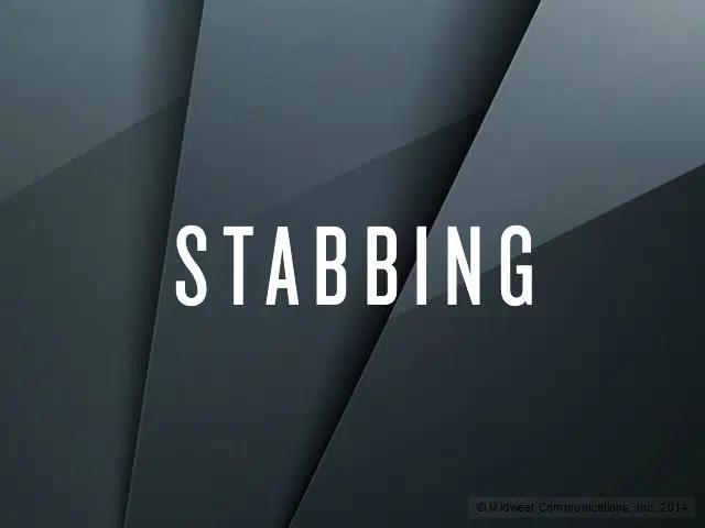 Two People Treated For Stab Wounds In Evansville