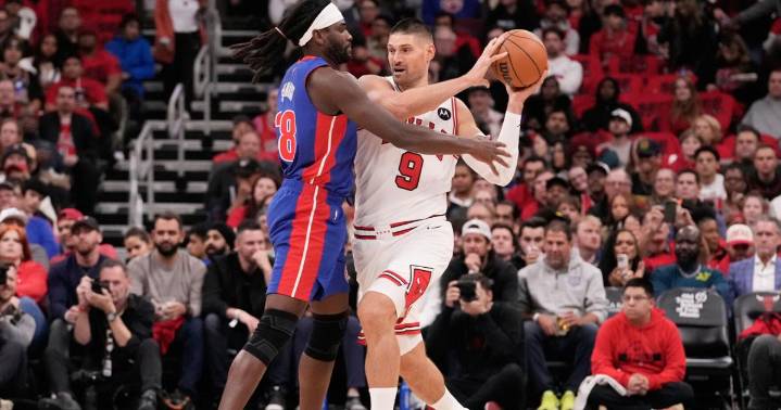 Nikola Vucevic, Matas Buzelis, Josh Giddey lead way, Bulls beat Pistons after blowing big lead