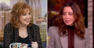 Aubrey Plaza Tells Joy Behar She Was the 'Ghost' the 'View' Star Claimed She Slept With