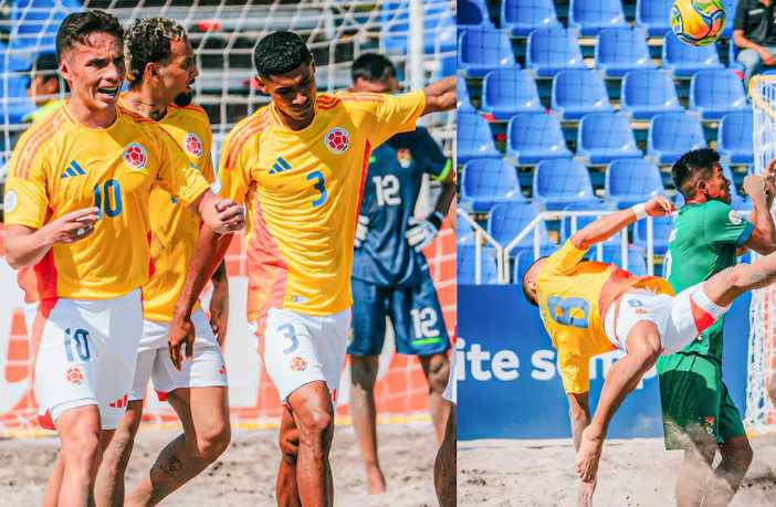 Colombia inicia con triunfo su camino en la Copa América de Fútbol Playa 2025